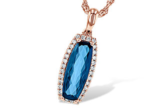 F218-07279: NECK 1.58 LONDON BLUE TOPAZ 1.70 TGW