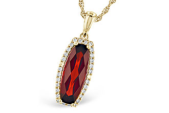 F300-74615: NECK 1.75 GARNET 1.87 TGW