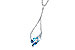 F300-76406: NECK .82 BLUE TOPAZ 1.05 TGW