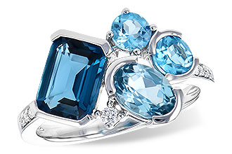 F300-79134: LDS RG 3.08 BLUE TOPAZ TW 3.15 TGW