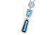 F301-65479: NECK 3.26 TW BLUE TOPAZ 3.50 TGW