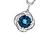 F301-66434: NECK 2.90 LONDON BLUE TOPAZ 3.05 TGW (9MM LBT)