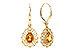 F301-66443: EARR .74 TW CITRINE .90 TGW