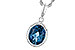 F301-67343: NECK 1.90 TW LONDON BLUE TOPAZ 1.93 TGW (9x7 LBT)