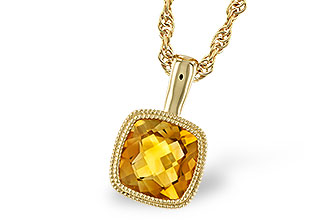 F301-70006: NECKLACE .75 CT CITRINE