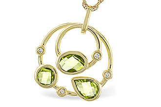 F302-54561: NECKLACE 2.20 PERIDOT 2.26 TGW