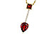 F302-56379: NECKLACE 2.15 GARNET 2.20 TGW