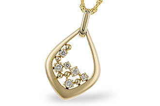 F302-56415: NECKLACE .25 TW