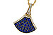 F302-58270: NECKLACE .71 TW SAPPHIRE .85 TGW