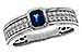 F302-60988: LDS RG .55 SAPPHIRE .88 TGW (5x4MM SA)