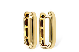F302-60997: GOLD EARRINGS (15MM)