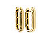 F302-60997: GOLD EARRINGS (15MM)