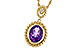 F302-62761: NECKLACE 1.38 AMETHYST 1.40 TGW (9x7MM AMY)