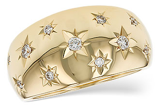F303-45515: LDS DIA WEDDING RING .18 TW