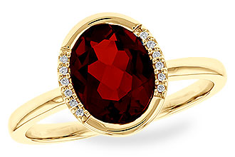 F303-46415: LDS RG 2.02 TW GARNET 2.05 TGW (9x7 GAR)