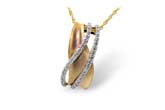 G211-67315: NECKLACE .28 TW