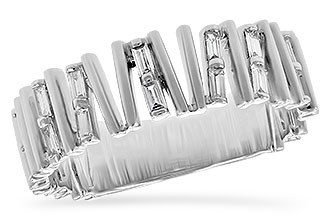G218-04561: LDS DIA WED RG .24 TW BAGUETTES