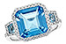 G218-07324: LDS RG 4.40 TW BLUE TOPAZ 4.60 TGW