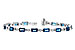 G300-74588: BRACELET 7.90 LONDON BLUE TOPAZ 8.13 TGW