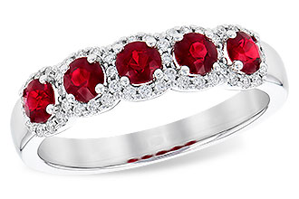 G301-63643: LDS RG .66 TW RUBY .86 TGW