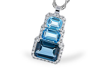 G301-66443: NECK 2.48 TW BLUE TOPAZ 2.64 TGW