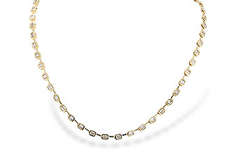 G301-68224: NECKLACE 2.05 TW BAGUETTES (17 INCHES)