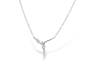 G301-70043: NECKLACE 1.22 TW FANCY CUT DIAMONDS (18")