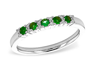 G301-70979: LDS WED RG .20 EMERALD .27 TGW