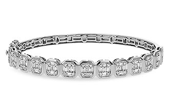 G302-54615: BANGLE .81 TW BAGUETTE 1.00 TW