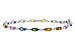 G302-56443: BRACELET 4.76 MULTI-COLOR SAPPH 5.08 TGW (7")