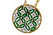 G302-56452: NECK 1.02 EMERALD TW 1.32 TGW