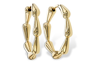 G302-60052: GOLD EARRINGS (21MM)