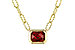 G302-60070: NECKLACE 1.45 GARNET (18")