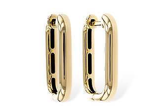G302-60088: GOLD EARRINGS (18MM)