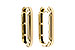 G302-60088: GOLD EARRINGS (18MM)