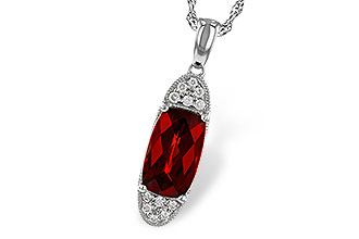 G302-60924: NECK 2.45 GARNET 2.55 TGW