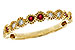 G302-60979: LDS WED RG .16 TW RUBY .25 TGW