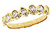 G302-60997: LDS DIA WED RG .62 TW FANCY CUT DIAS