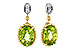 G302-61888: EARR 1.36 TW PERIDOT 1.42 TGW (7x5MM OV)
