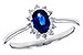 G302-61906: LDS RG .55 SAPPHIRE .71 TGW (6x4MM SAPP)