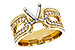 G302-62788: LDS SEMI DIA RG .50 TW