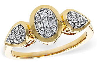 G302-62797: LDS DIA RG .07 TW BAGUETTE .17 TW