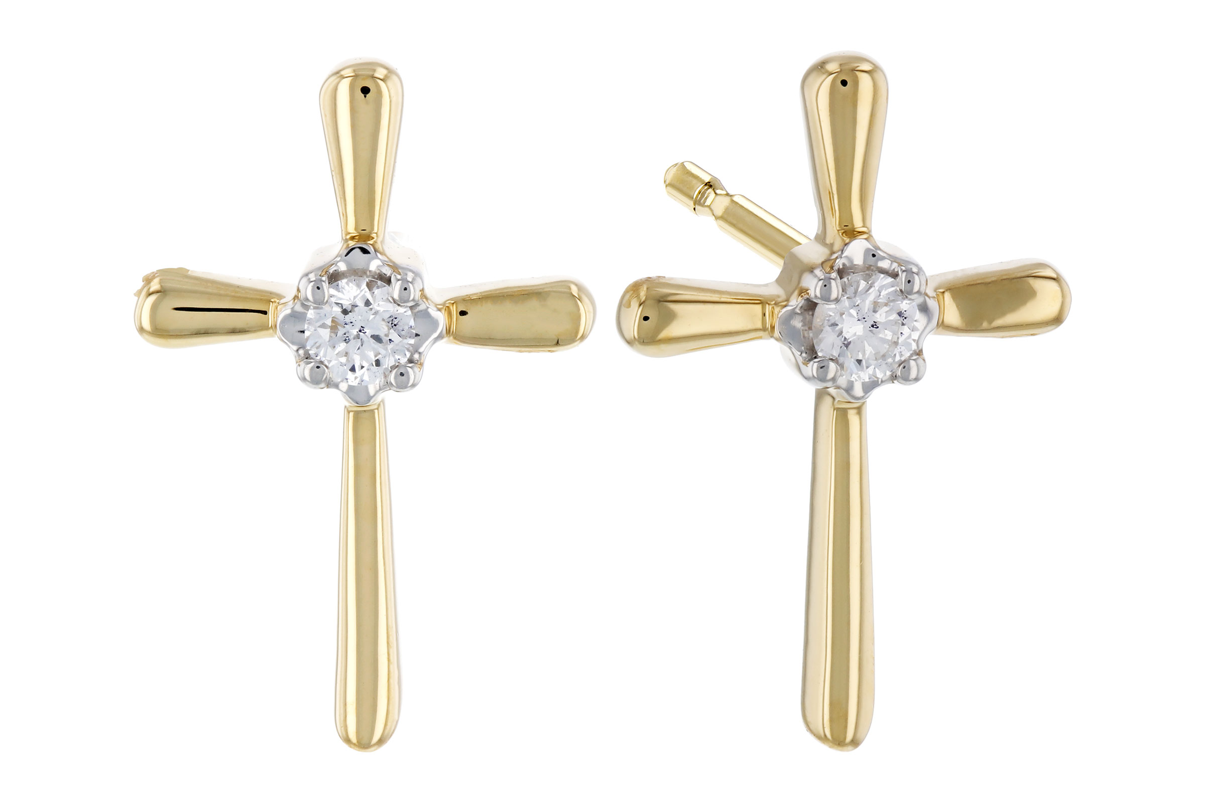 G303-46397: EARRINGS .04 TW