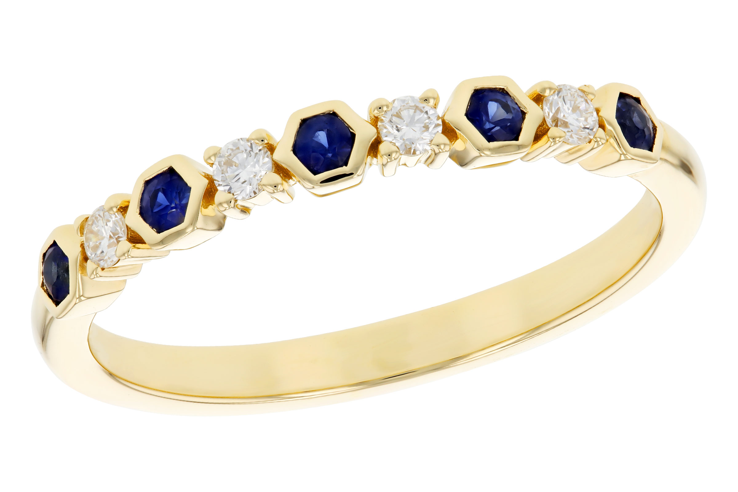 G303-48224: LDS WED RG .14 TW SAPPHIRE .24 TGW