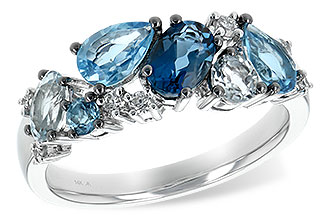 H217-09179: LDS RG 2.05 BLUE TOPAZ 2.16 TGW