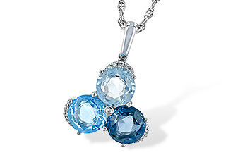 H217-10088: NECK 4.01 BLUE TOPAZ 4.06 TGW