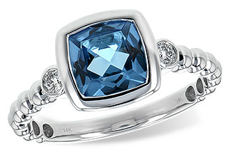 H217-10970: LDS RG 1.57 BLUE TOPAZ 1.65 TGW