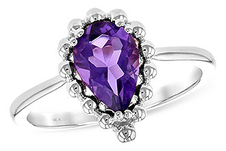 H217-12797: LDS RING 1.06 CT AMETHYST