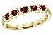 H218-00997: LDS WED RG .44 RUBY .58 TGW