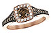 H218-04615: LDS RG .40 BROWN DIA CTR .70 TW